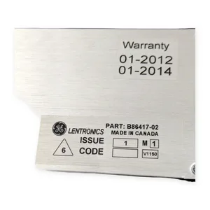 General Electric B86417-02 Lentronics 087-86417-01