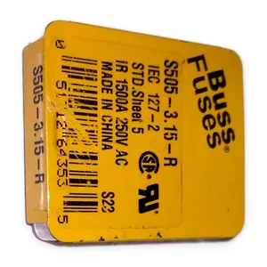 Bussmann S505-3.15-R Ceramic Fuse