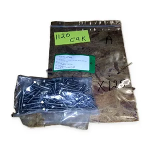 1/4-20 x 1/2 Slotted Hex Head Machine Screw 18-8 Stainless Steel Lot of 125 USA