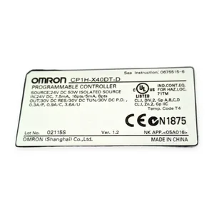 Omron CP1H-X40DT-D Programmable Controller PLC CPU