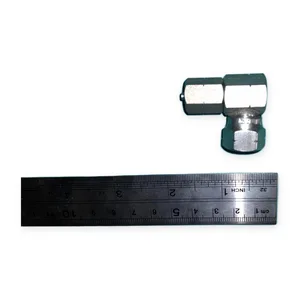 Stainless Steel 90 Degree Elbow Tube Fitting Adapter 1/8 Male to 1/4 Female