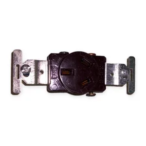 Eagle 805B Single Receptacle Brown 20A 125/250V 3-Pole 3-Wire Spec Grade Outlet