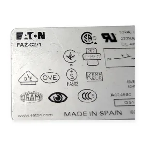 Eaton FAZ-C2/1 Miniature Circuit Breaker