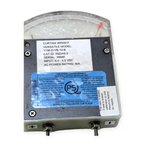 Curtiss Wright 1136-D-VB-13-B Versatile Panel Meter Indicator