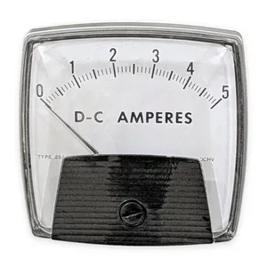 General Electric 162121ECLS Analog DC Ammeter Panel Meter – actual item, photo 1 of 4
