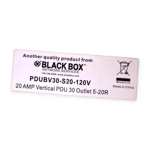 Black Box PDUBV30-S20-120V Vertical PDU 30 Outlet