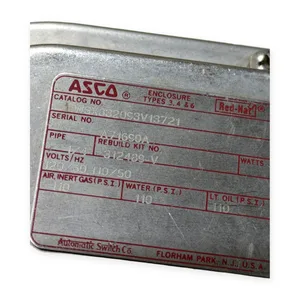 ASCO WSX832093V13721 Red-Hat Solenoid Valve Operator