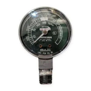 Chemetron KG/CM2 Cylinder Pressure Gauge