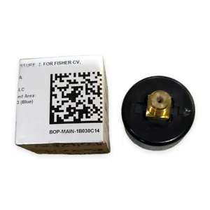 Wed Area BOP-MAIN-1B030C14 Fisher Pressure Gauge – actual item, photo 1 of 8