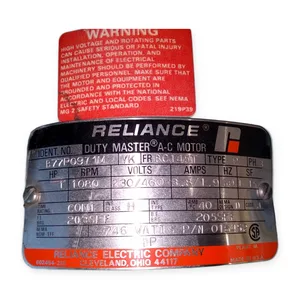 Reliance Electric B77P0971M Duty Master Motor