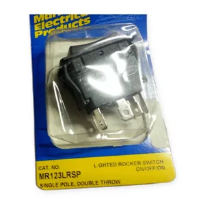 Hubbell MR123LRSP Marine Lighted Rocker Switch