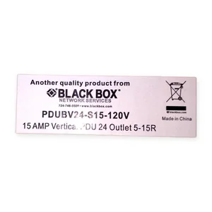 Black Box PDUBV24-S15-120V Vertical PDU 24 Outlet