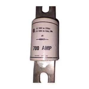 700A 700V aR High Speed Semiconductor Fuse 200kA AC 50kA DC Bolt-In Industrial – actual item, photo 1 of 3