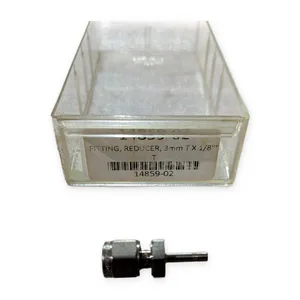 Pneumatic Reducer Fitting 3mm Tube x 1/8 Inch Tube Adapter Industrial OEM Part – actual item, photo 1 of 7