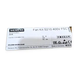 Siemens 6SL3260-0AC00-0AA0 Fan