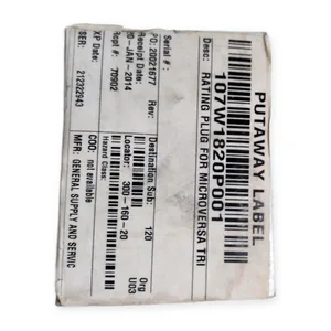 General Electric TR20B2000 Spectra RMS Rating Plug