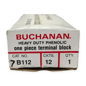Buchanan B112 Duty Phenolic Terminal Block