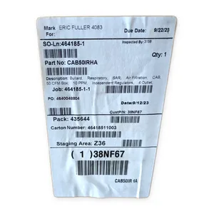 CAB50IRHA Air Filtration System CO Monitor