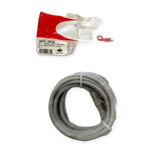 Quest NPC-1910 Grey Molded Snagless Patch Cable