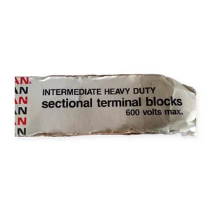 Buchanan 824 830 Sectional Terminal Block