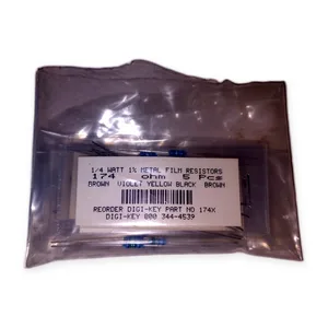 174 Ohm 1/4W 1% Metal Film Resistor Axial Digi-Key 174X Precision LOT OF 50