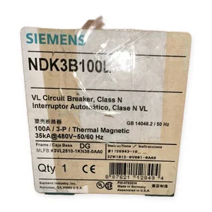 Siemens NDK3B100L VL Circuit Breaker