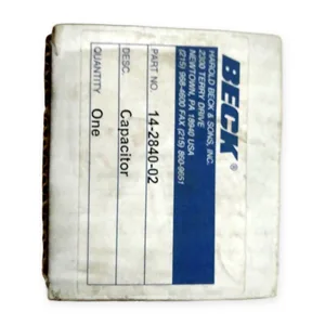 Beck 14-2840-02 Actuator Control Valve