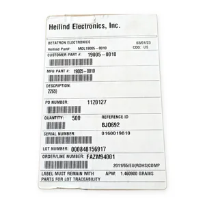 Molex 19005-0010 Female Quick Disconnect Terminal