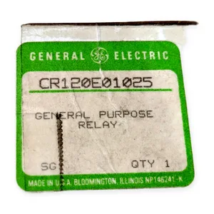 General Electric CR120E01025 Purpose Relay Industrial Control