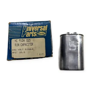 UNIVERSAL HC 91DA 025 RUN CAPACITOR 440 VOLT SINGLE MFD: 25.0