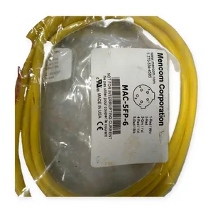 Mencom MAC-5FP-6 M12 Female Straight Connector