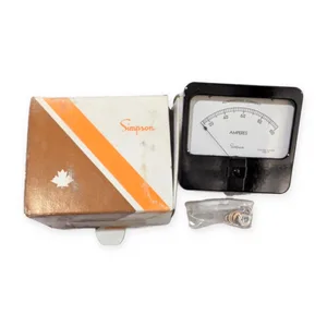 Simpson 01400 59 Analog AC Ammeter Panel Meter