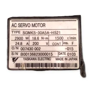 Yaskawa SGMKS-30A5A-HS21 AC Servo Motor