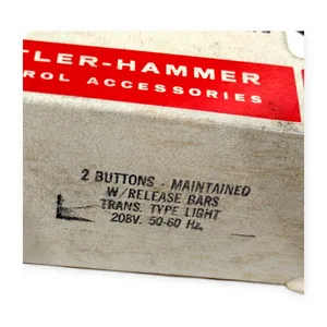 Cutler-Hammer 2 Button Maintained Pushbutton