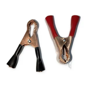1 SET OF ALLIGATOR CLIPS 3" APROX – actual item, photo 1 of 4