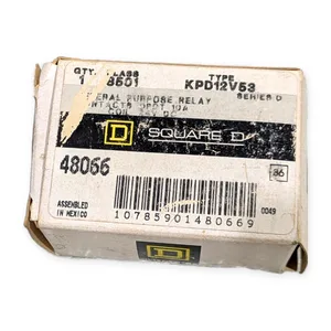 Square D 8501 KPD12V53 General Purpose Relay