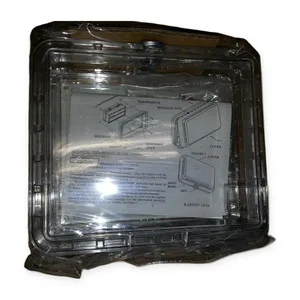 Grainger 2E430A Off-White Plastic Locking Cover – actual item, photo 1 of 2