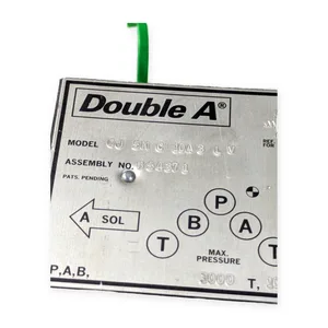 Double A QJ-5M-C-10A3-LV Hydraulic Directional Valve