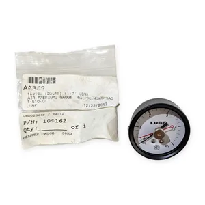 Lube 109162 Gauge 0-5 MPa Red Max Indicator