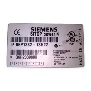 Siemens 6EP1332-1SH22 SITOP Power 4 Power Supply