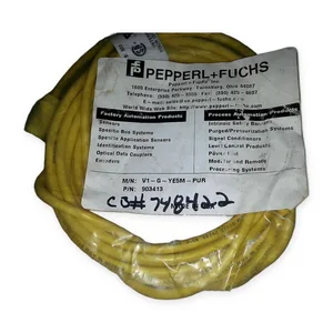 Pepperl+Fuchs V1-G-YE5M-PUR M12 Female Cordset Cable Sensor