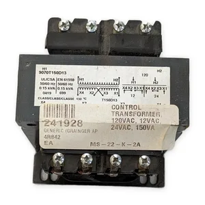 Square D 9070T150D13 Control Transformer