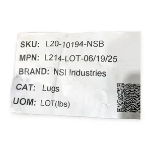 NSI L214 Copper Lug Compression Connector – actual item, photo 1 of 3