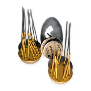 HOS 100AH 8244 TRANSISTOR Buffer Amplifier GOLD PINS METAL CAN...EACH