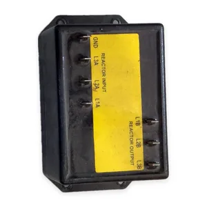 3-Phase Reactor Input Output Module Potted Black Plastic 7 Pin Terminals Flange – actual item, photo 1 of 3