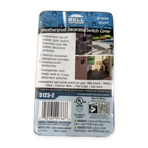 Bell Outdoor 5123-2 Decorator Rocker Switch Cover