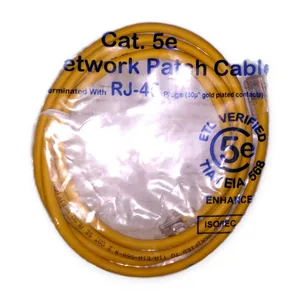 PAN Pacific DC-5E8Q-5 'YW Cat5e Network Patch Cable