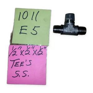 Stainless Steel Tee Fitting 1/2 Inch NPT Female Threaded Pipe Plumbing Part USA