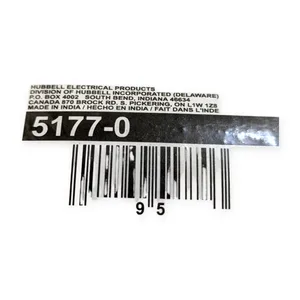 Bell Outdoor 5177-0 Hubbell Blank Weatherproof Cover
