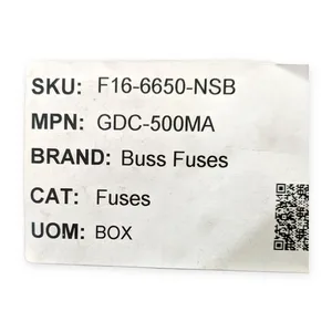 Bussmann GDC-500MA Fuses – actual item, photo 1 of 6